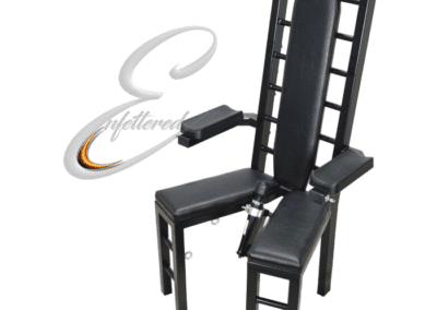 Enfettered ladder bondage chair 2