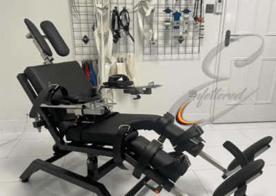 Enfettered tilting treatment chair 2