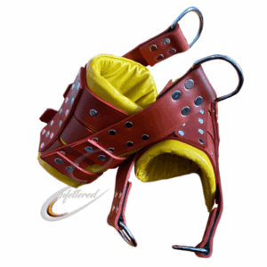 Enfettered Padded Leather FOOT Predicament Stirrups Ready Now