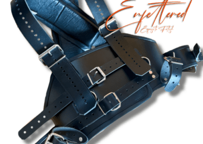 Enfettered Chest Harness with Arm and Wrist Restraints